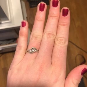 Silver Heart Ring